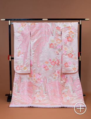A-CP 色打掛 ピンク 鳳凰桜文